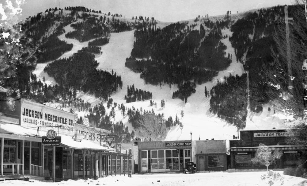 Jackson Hole Town Square circa 1947