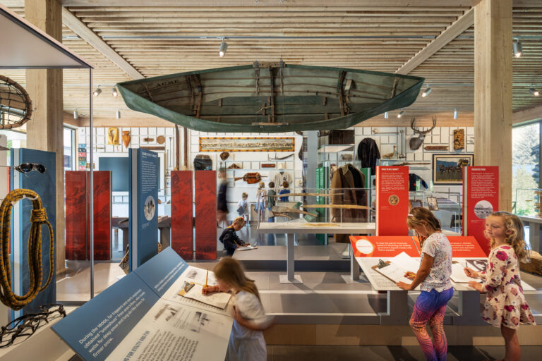 Jackson Hole History Museum main gallery. © Albert Vecerka/Esto. All rights reserved.