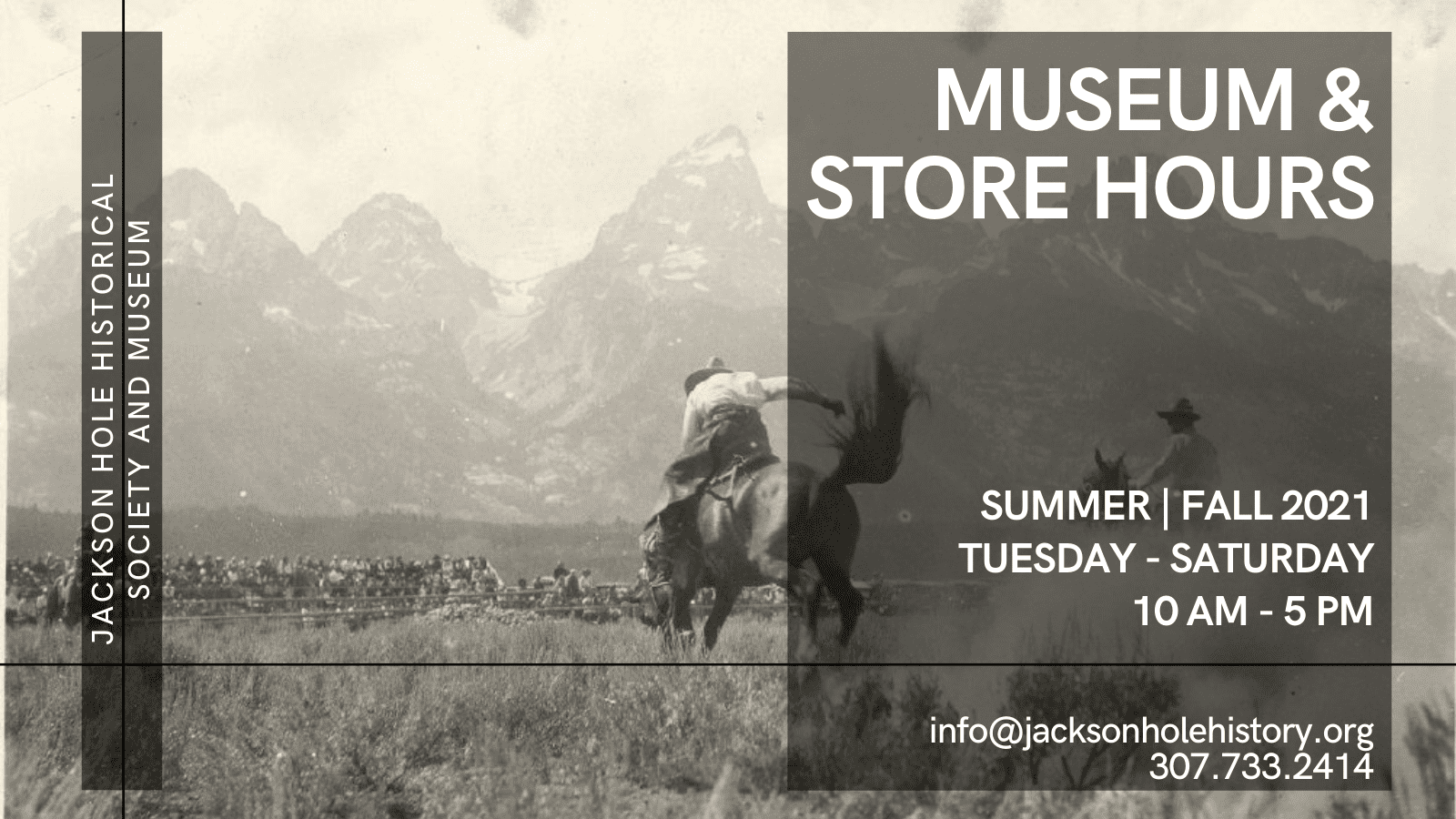 Jackson Hole History Museum and Store Hours 2021 Jackson Hole History Museum and Store Hours 2021