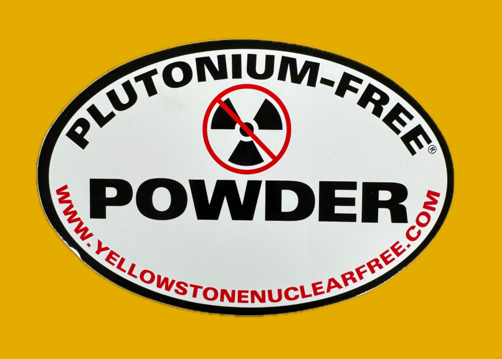 Keep Yellowstone Nuclear Free popular sticker