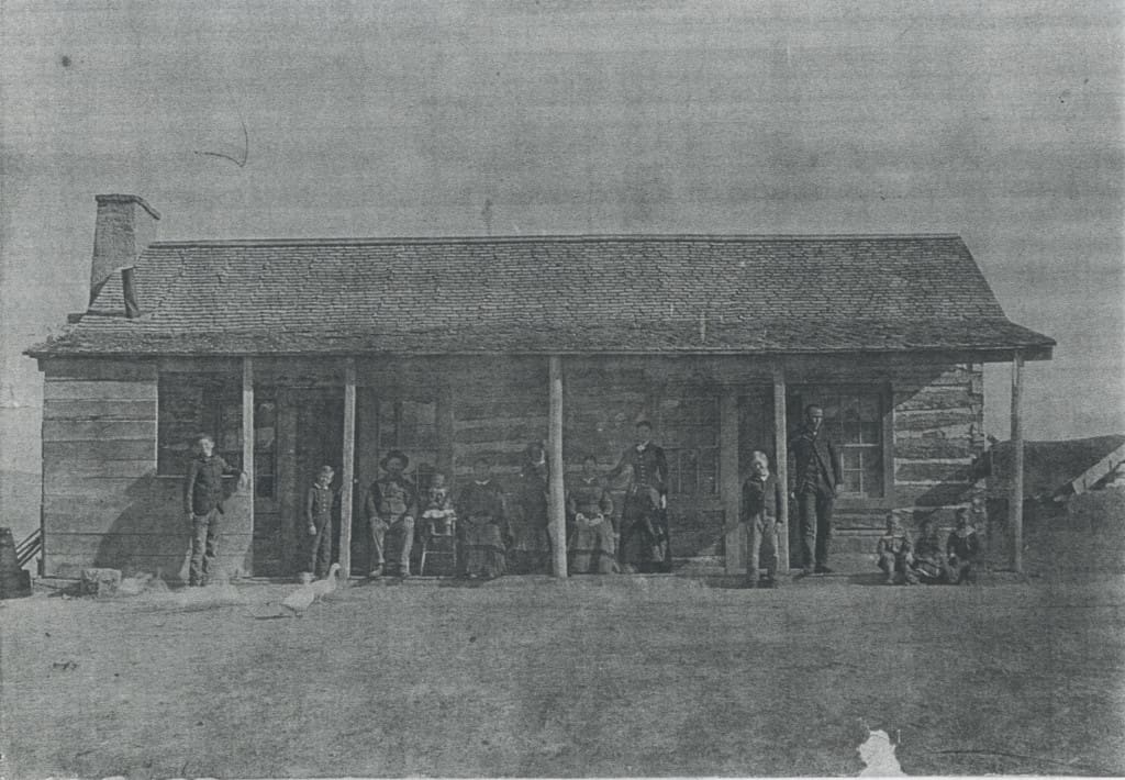 The Wilson home in Wilsonville, Utah.