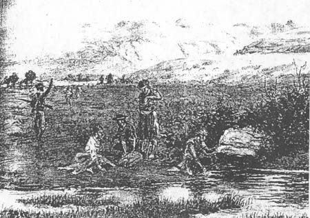 Fig 18: Sacajawea at the Sulphur Spring, June 16 1805 