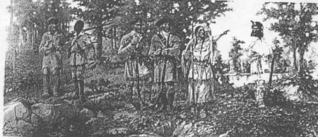 Fig 20: Lewis and Clark at Three-Forks